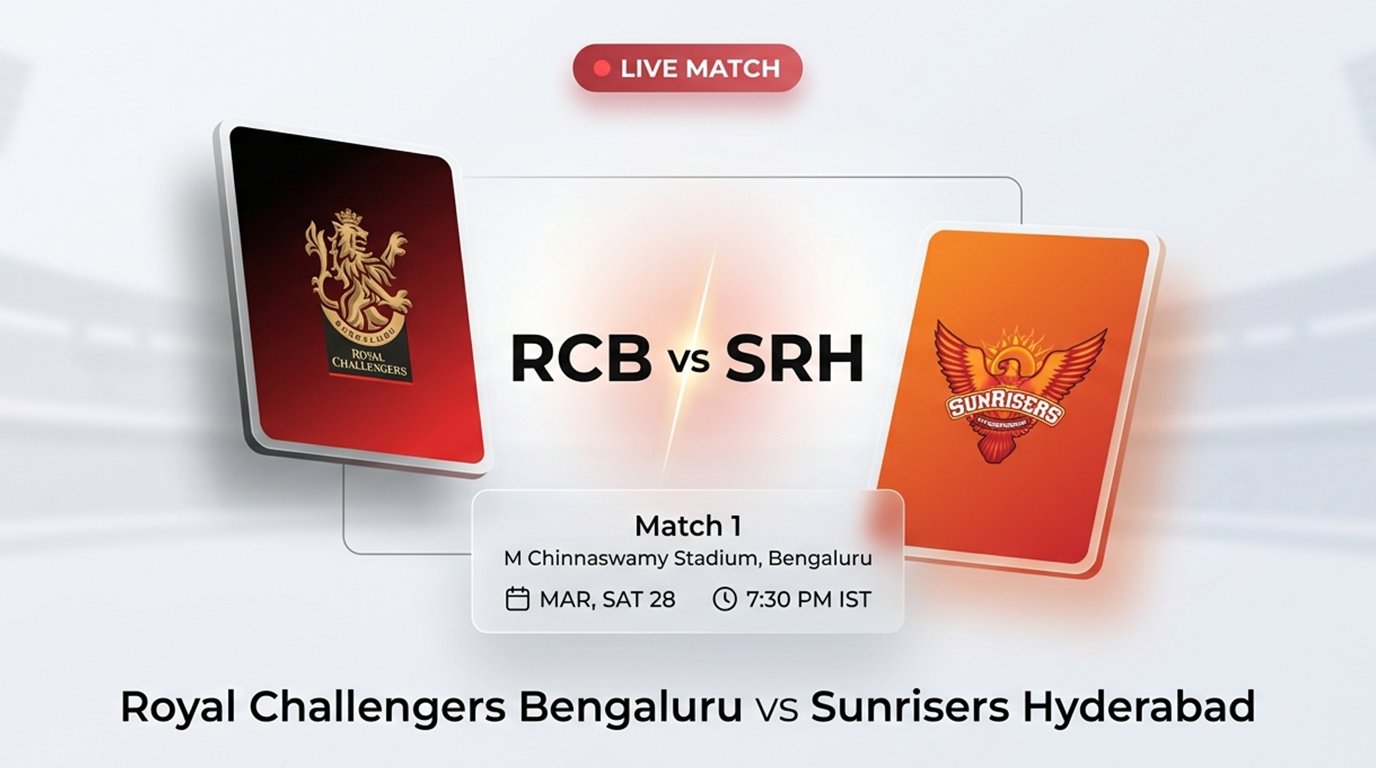 RCB vs SRH 2026 match preview and prediction