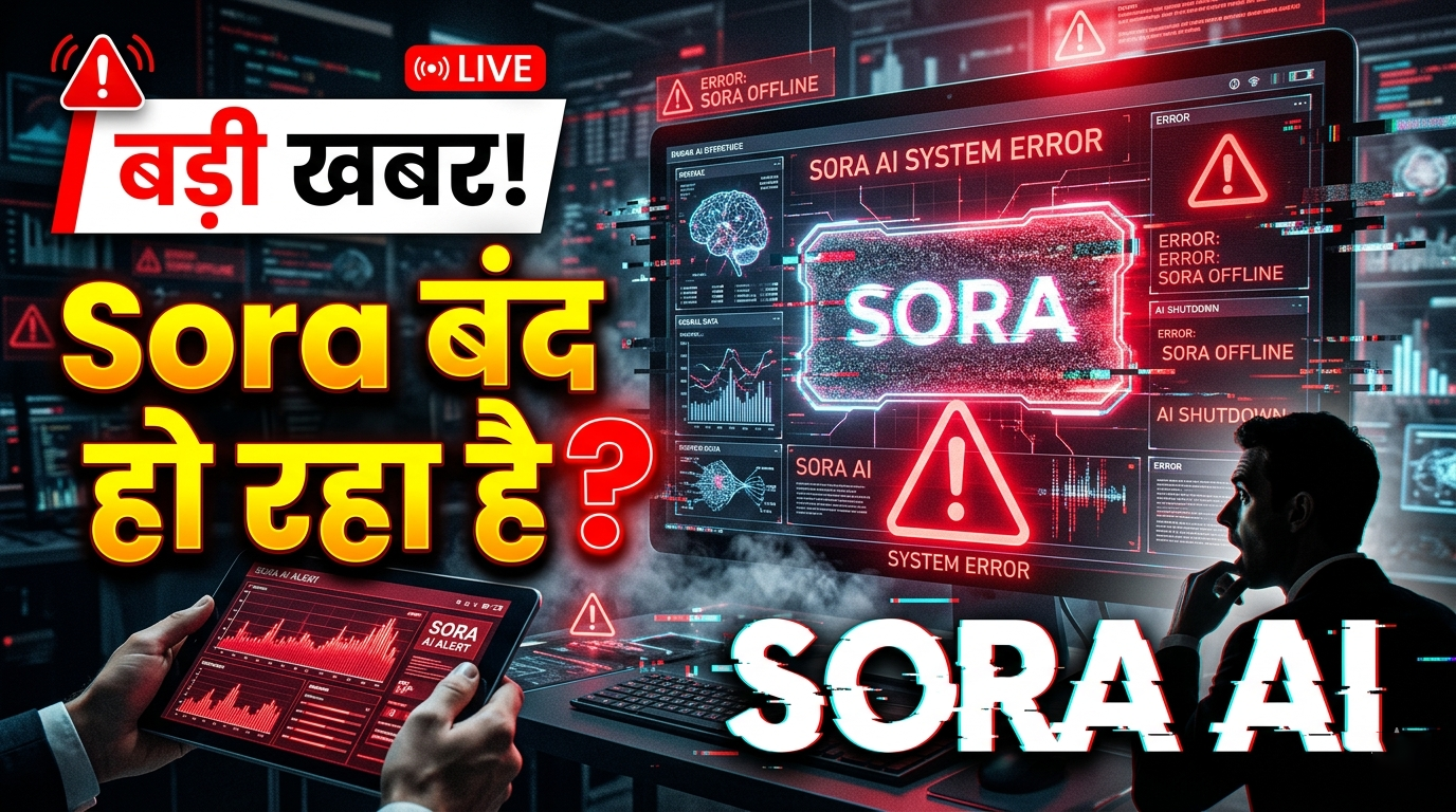 “Sora बंद हो रहा है? OpenAI Sora को लेकर बड़ी खबर – जानिए पूरा सच!”