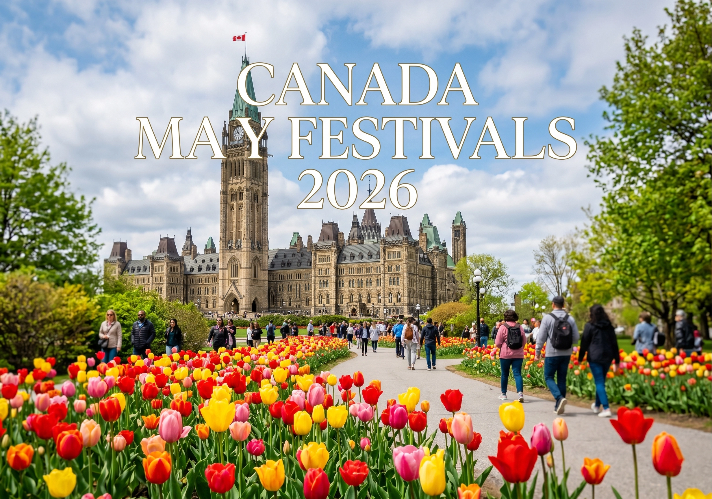 Canada May Festivals 2026 tulip gardens fireworks and spring events in Canada