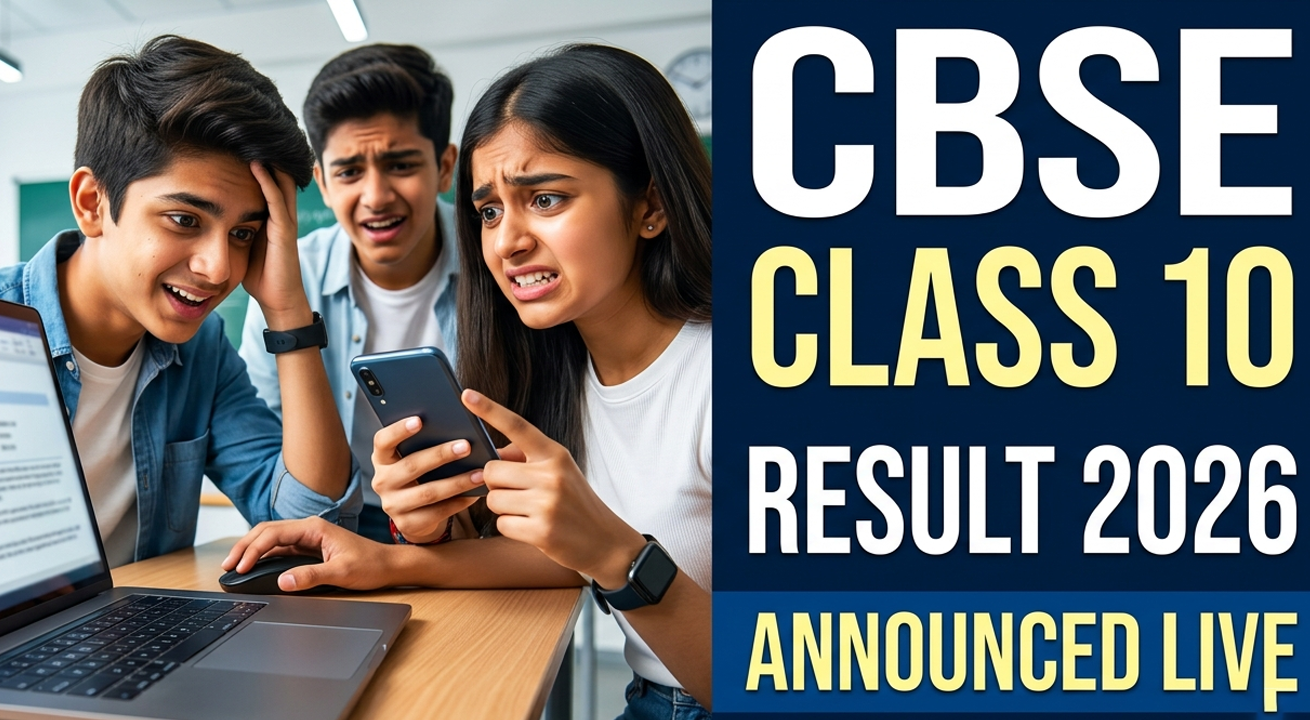 CBSE Class 10 Result 2026 check online marksheet result date India