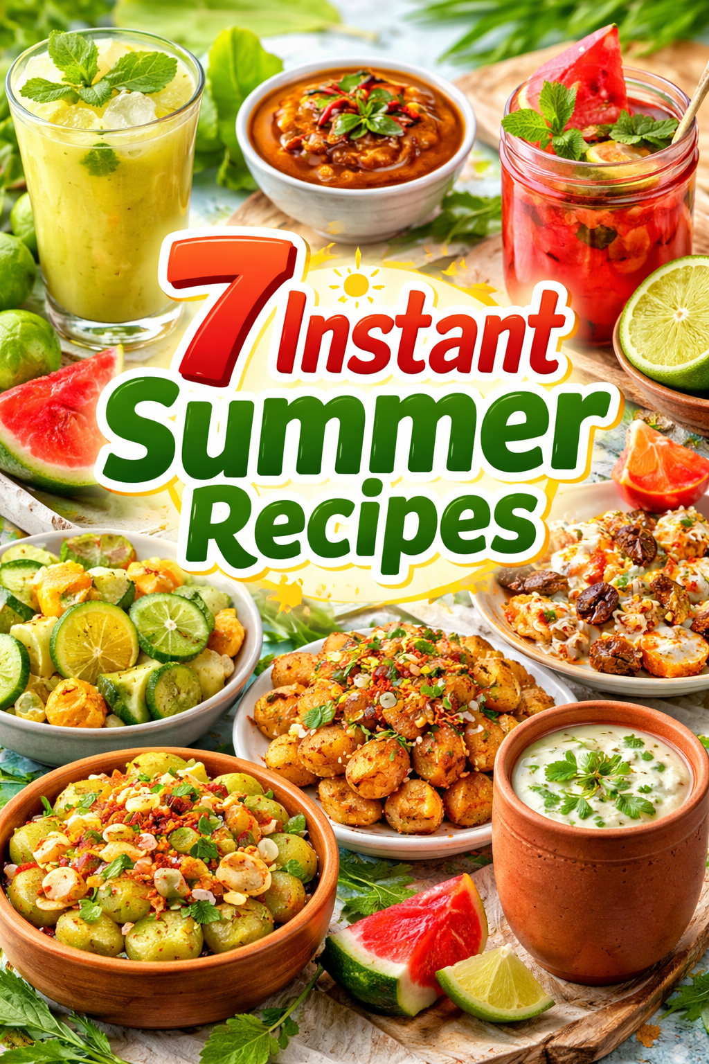 5 Minute Me Banaye Instant Summer Recipes | 7 Chatpate Indian Snacks for Summer