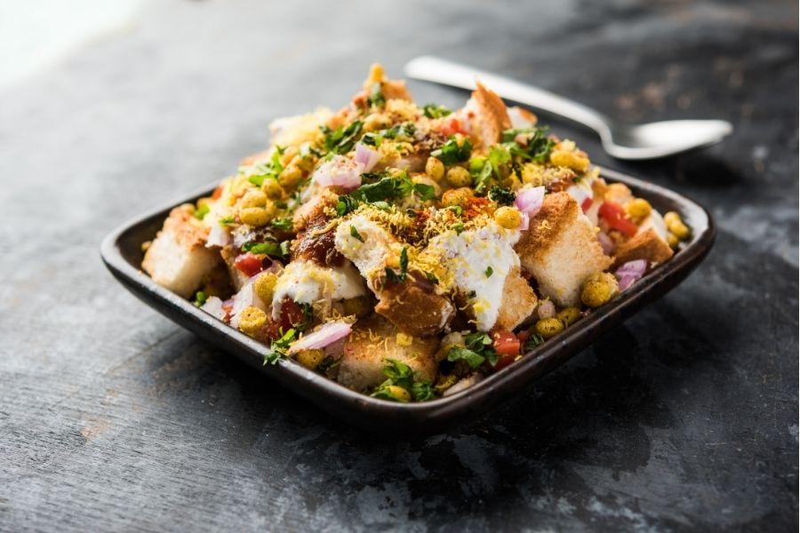 instant bread chaat quick indian snack instant summer recipes